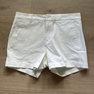 White shorts never worn